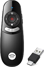 Presentation Clicker Compatible with Bluetooth 5.1 & RF 2.4GHz Dual Modes Long Range Wireless Presenter Clicker Remote Powerpoint Clicker Slide Clicker for Office Classroom Teacher Powered by AAA - Image 1