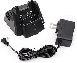 Accessoryway CD-34 Rapid Charger Compatible for Yaesu/Vertex Standard VX-231, VX-351, VX-354 Walkie Talkie FNB-V103Li, FNB-V104Li, FNB-V95Li, FNB-V96Li Battery Charger (4.2 Volts) - Image 1