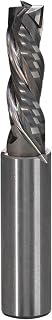 BETOP 3/8" Compression 3-Flutes Spiral Router Bit, Carbide Router Bit 3/8" Diameter, 1-1/8" Cutting Length with 1/2" Shank, CNC Bits - Image 1