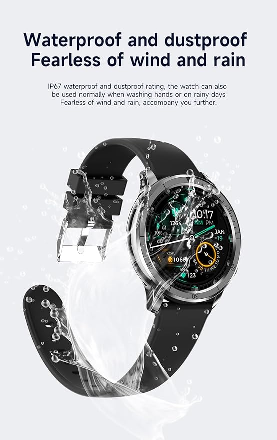 AOLON Smart Watch for Men Women (Answer/Make Calls), 1.46" IPS HD Screen, Fitness Tracker, 100+ Sport Modes, Blood Oxygen/Sleep/Heart Rate Monitor, IP67 Waterproof for Android iOS, Champagne Gold