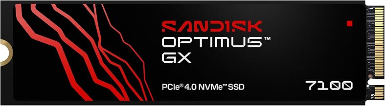 Sandisk 1TB Optimus GX 7100 NVMe SSD, PCIe Gen 4, M.2 2280, Up to 7250 MB/s Read, SDSP71100TAN - Image 1