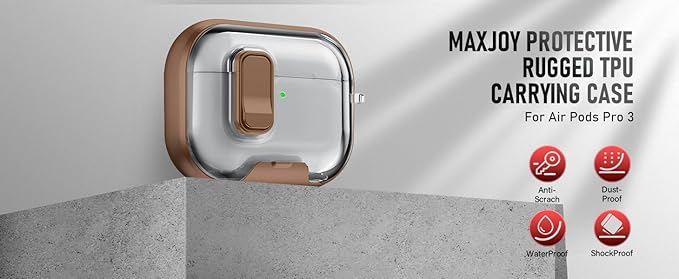 for AirPods Pro 3 Case (2025) with Phone Stand & Cleaner Kit, Cute Soft Silicone Cover for AirPods Pro 3rd Genera case with Keychain for Women Men with Keychain for Airpod Pro case(2025) Rose Gold