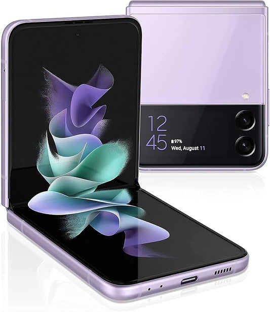 Samsung Galaxy Z Flip 3 5G SM-F711U 128GB for T-Mobile Lavender (Renewed)