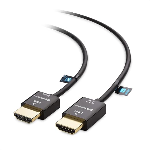 Cable Matters Active 4K Ultra Thin HDMI Cable, 15ft, RedMere Technology