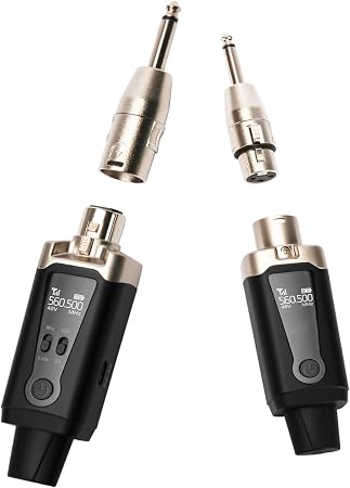 STRICH M2 UHF Wireless XLR Mic Transmitter & Receiver, 16 Channels