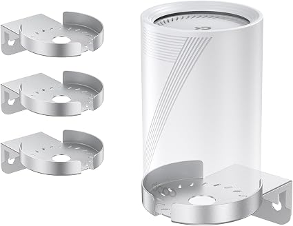 Wall Mount for TP-Link Deco WiFi 7 (BE63/BE65/BE67/BE68) & XE75 Pro/X80/X75, Heavy Duty Stainless Steel Holder with Cable Management, Space-Saving Cooling Stand, 3 Pack