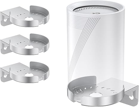 Wall Mount for TP-Link Deco WiFi 7 (BE63/BE65/BE67/BE68) & XE75 Pro/X80/X75, Heavy Duty Stainless Steel Holder with Cable Management, Space-Saving Cooling Stand, 3 Pack
