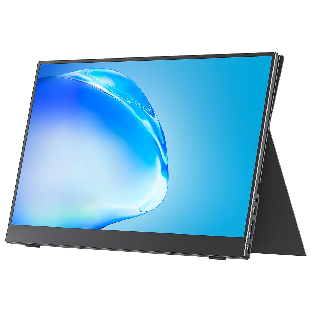 cocopar Portable Monitor 15.6 Inch 1080P FHD 60Hz 85% sRGB Travel Monitor with Speaker HDMI USB-C Second Screen for Laptop MacBook Surface PC Xbox PS4/5, VESA Mountable, with Cover