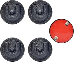 Universal Ham CB Radio Microphone Hanger, Round Knob Mic Holder Mount with Adhesive Back for Motorola HLN9073B CDM1250 CDM750 GM300 M1225 GM3688 GTX800 Kenwood TK768G TK868G TM471A (Pack of 5) - Image 1