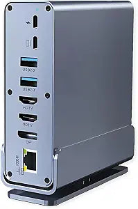 VALUE USB-C Docking Station 16-in-1, HDMI/DP 4K60, Gigabit Ethernet, USB-A, USB-C, PD, SD/microSD, Audio