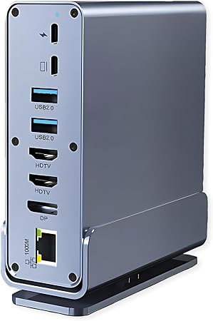 VALUE USB-C Docking Station 16-in-1, HDMI/DP 4K60, Gigabit Ethernet, USB-A, USB-C, PD, SD/microSD, Audio