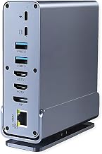 VALUE USB-C Docking Station 16-in-1, HDMI/DP 4K60, Gigabit Ethernet, USB-A, USB-C, PD, SD/microSD, Audio - Image 1