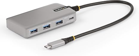 StarTech 4-Port USB-C Hub, 10Gbps, DP Alt Mode 4K 60Hz, 100W PD, Driverless