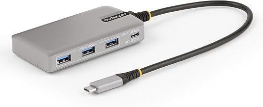 StarTech 4-Port USB-C Hub, 10Gbps, DP Alt Mode 4K 60Hz, 100W PD, Driverless - Image 1