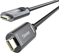 USB C Cable 65ft Fiber Optic,10Gbps High Speed Data Transfer,Compatible with Logitech Cameras,VR/AR,HDDs,Projectors,Hubs,Gaming Consoles,Webcams,Printer,Grey - Image 1
