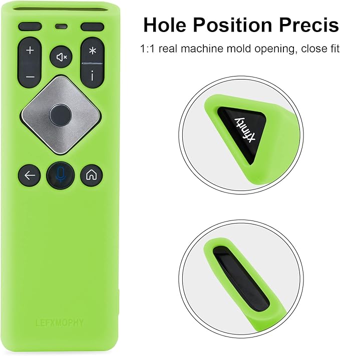 LEFXMOPHY XR16 Remote Case for Xfinity Comcast XR16 Voice Remote Control for Flex Streaming Device Green Protector Glow in Dark