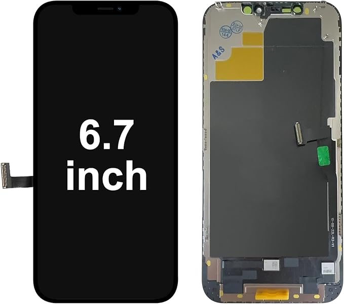 DIGI4U LCD for iPhone 12 Pro Max Screen Replacement, 6.7''[3D Touch][Small Notch] Screen for iPhone 12 Pro Max Display Digitizer Assembly, with Repair Tools for iPhone 12 Pro Max LCD