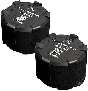 iN-Command NCTP1002 Two-Sensor Tire Pressure Monitoring System, 2 Bluetooth-Enabled Tire Pressure Monitoring Sensors, Tire Pressure and Temperature