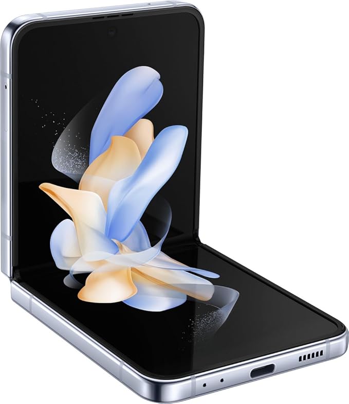 SAMSUNG Galaxy Z Flip 4 5G, US Version, 128Gb, Blue - Unlocked (Renewed)