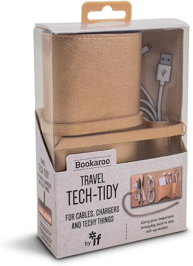 Bookaroo Travel Tech Tidy Copper