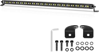 OFFROADTOWN 20 Inch Single Row LED Light Bar 100W CREE LED Offroad Lights - Image 1