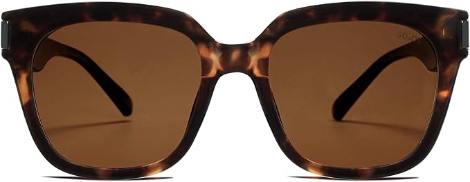 SOJOS Polarized Sunglasses for Women Men Trendy Square Large Sun Glasses SJ2149