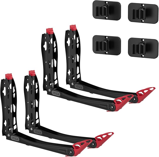 Ultrawall BIKEPAL Swivel Bike Racks - No Lift Wall-Mounted Bike Storage Solution for Home & Garage