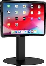Mount-It! Universal Tablet Countertop Stand, Secure Kiosk Mount, Black