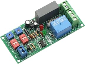 Dual Time Adjustable Cycle Delay Timing Relay Repeat ON Off Switch Infinite Loop Timer Module AC 100V 110V 120V 220V 230V 240V Timer Relay