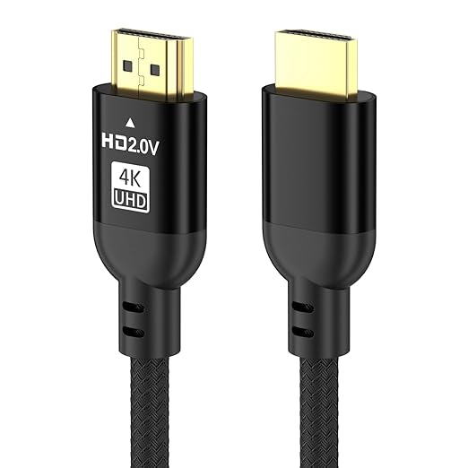 Diyanisly 4K Long Hdmi Cable 30FT Ultra, High Speed HDMI 2.0 Cable, Support 4K@60Hz, 3D ARC, Ethernet Audio Video Return HDMI Cord for Xbox PS4/PS5 Roku TV UHD TV Monitor Laptop PC etc (Braided,Black)