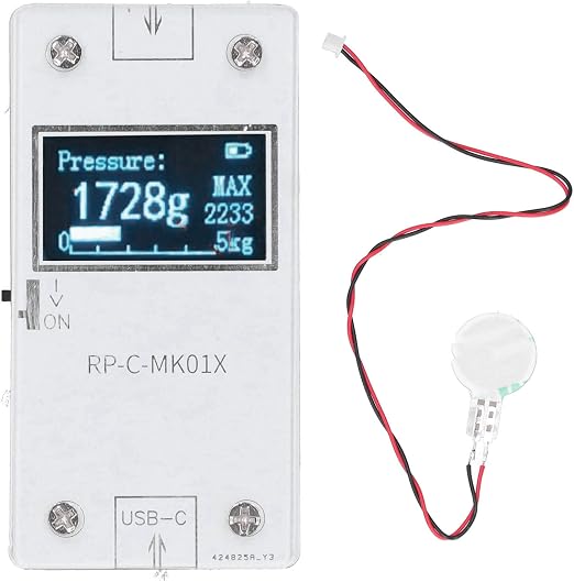 Pressure Sensor, Flexible Film Diy Kit, Pressure Sensor + Display Module, Used For Measurement Of Flexible Sensor