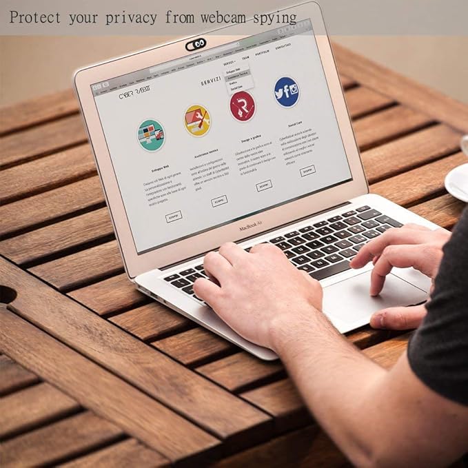 Eye Webcam Cover Slider 0.7Mm Thin - Web Camera Cover Fits Laptop, Desktop, Pc, Macboook Pro, iMac, Mac Mini, Computer, Smartphone, Protect Your Privacy Security, Strong Adhensive 3 Pack (3 Pack)