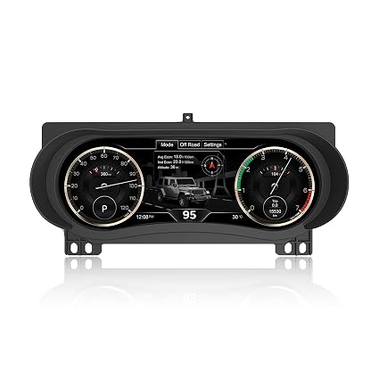 Digital Instrument Cluster Display for Jeep Wrangler JL/Gladiator 2018-2023