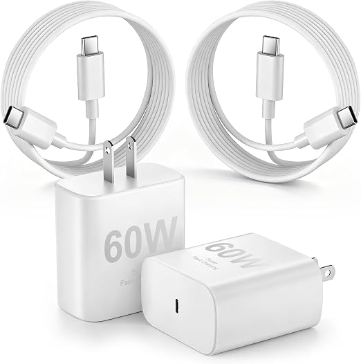 Samsung Super Fast Charger,60W Samsung Android Phone Charger Block,2Pack Quick USB C Wall Charger 6FT Type C Charger Fast Charging Cord for Samsung Galaxy S26 Ultra/S26+/S25+/S24,Z Fold 8/7,Z Flip 8/7 - Image 6