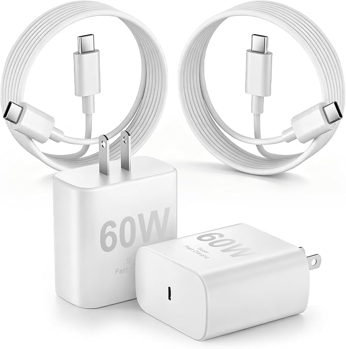 Samsung Super Fast Charger,60W Samsung Android Phone Charger Block,2Pack Quick USB C Wall Charger 6FT Type C Charger Fast Charging Cord for Samsung Galaxy S26 Ultra/S26+/S25+/S24,Z Fold 8/7,Z Flip 8/7 - Image 8