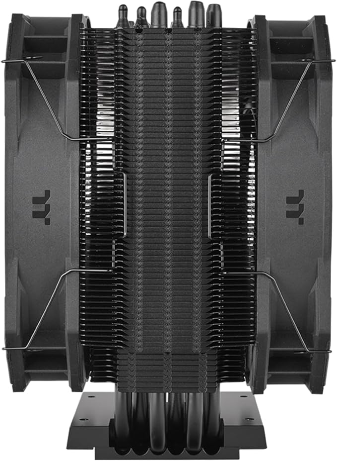Thermaltake WAIR CPU Cooler; Six Φ6mm Copper Heat Pipes; 2x140mm PWM Fans; 500~1500RPM; Single Tower; LGA 4677 & sTR5/SP6; 500W TDP; Black; CL-P140-CA14BL-A