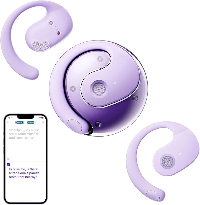 Translation Earbuds Real Time, 144 Languages Translation Device Ai Translator Earbuds Translating Headphones Real Time Ai Headphones Language Translation