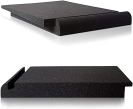 Studio Monitor Isolation Pads Acoustic Isolation Foam Monitor Speaker Stands High Density PU Foam with 2 Pieces 5 Angle Positions for Professional Studio Monitors (b) - Image 1