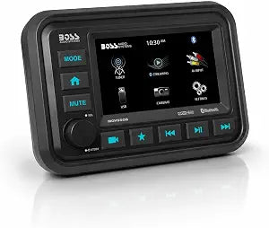 BOSS Audio Systems MGV550B Amplified Bluetooth Marine Boat Gauge Stereo