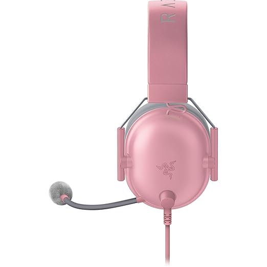 Razer BlackShark V2 X Xbox Gaming Headset: 50mm Drivers - Cardioid Mic - Lightweight - Comfortable Noise Isolating Earcups - for Xbox Series X, Series S, PS5, PC, Switch via 3.5mm Jack - Quartz Pink