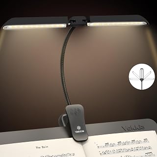 Vekkia 64 Led Rechargeable Music Stand Light - Folding Clip On Piano Lamp - Image 1