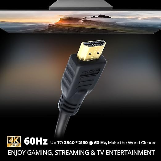 Master Cables Roku HDMI Cable - Compatible with Roku LT, 1, 2, 3, 4, Express, Streambar - High-Speed HDMI Cord for Seamless Streaming. 2 Metre (6.6 Ft Cable)