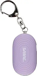 SABRE 2-in-1 Personal Alarm with LED Light, 130dB Personal Safety Siren, Snap Hook for Instant Access, 1,250 Foot (381 Meters) Range, Compact Design for Easy Attachment to Purse, Bag, or Keys