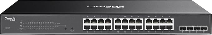 Omada SG2428P, 24 Port Gigabit Smart Managed PoE+ Switch