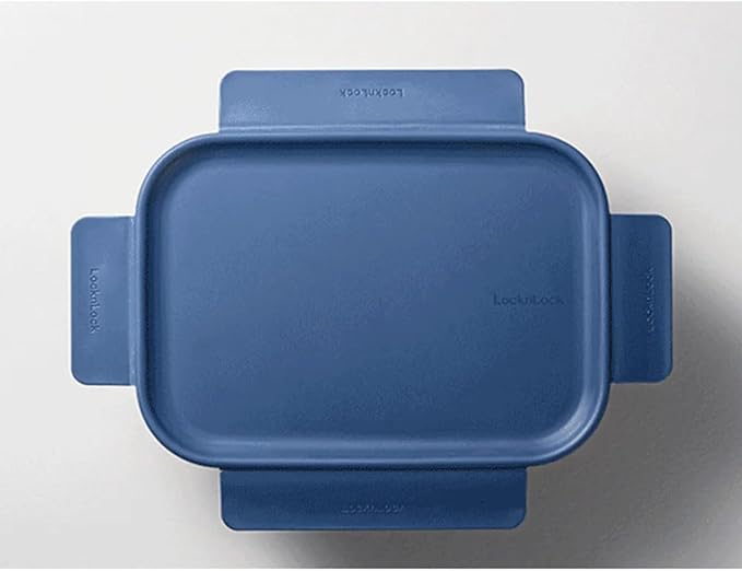 LocknLock Modular Plus Airtight Food Storage Containers, 10-Piece Set, BPA-Free, Modular Stacking, Tritan, Navy