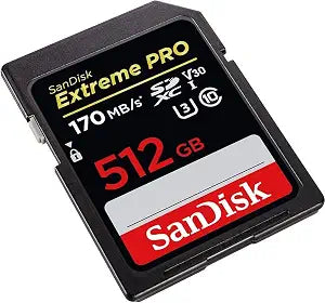 [Older Version] SanDisk 512GB Extreme PRO SDXC UHS-I Card - C10, U3, V30, 4K UHD, SD Card - SDSDXXY-512G-GN4IN