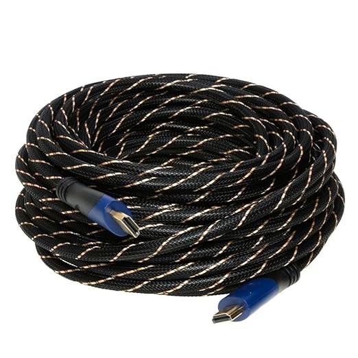 40FT HDMI Cable High-Speed 4K HDR 18Gbps Ethernet Audio Return Channel Gold-Plated 2.0 60Hz UHD ARC Universal Compatible with HDTV Projector, Gaming Console Laptop Home Theater (40FT, Multi-Colored)
