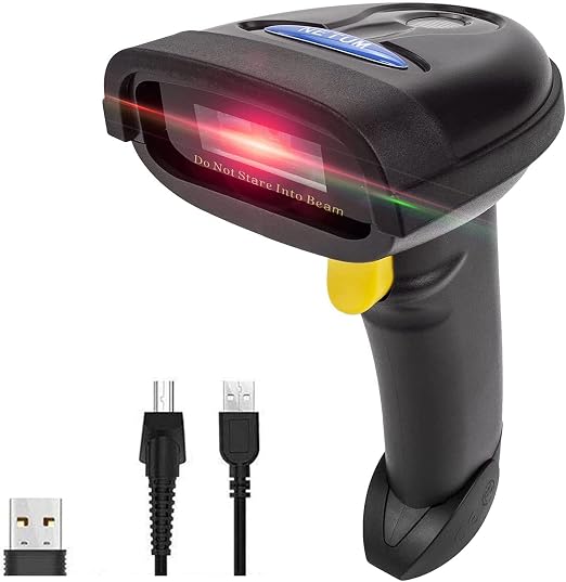 NETUM 2D Barcode Scanner, Support 2.4G Wireless & Bluetooth & USB Wired