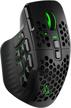 SM809 Pro Tri-Mode MMO Gaming Mouse, 16 Custom Buttons & 24000 DPI