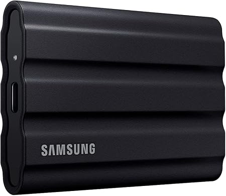 Samsung T7 Shield Portable SSD 2TB, USB 3.2 Gen 2, Up to 1,050 MB/s